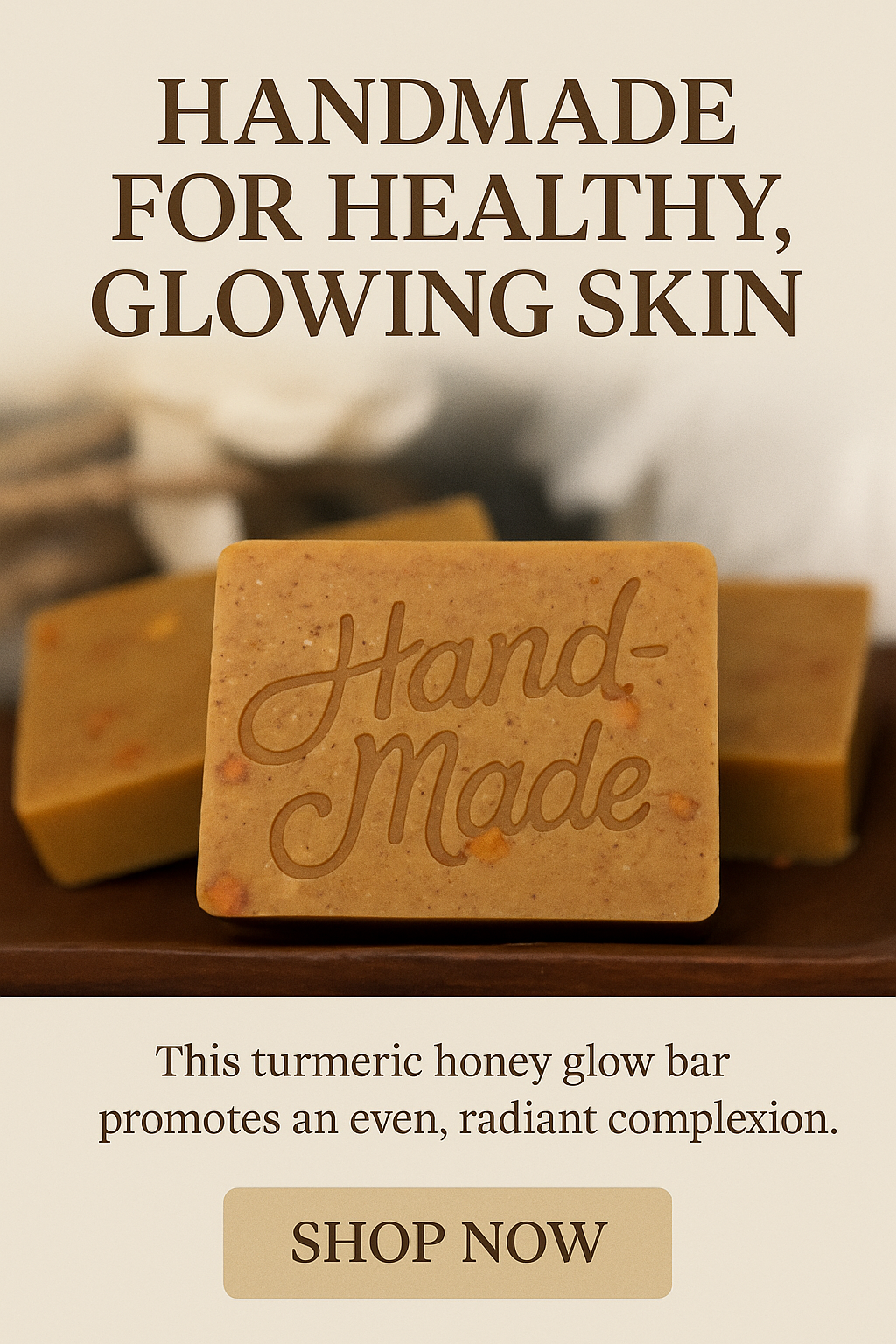 Turmeric & Honey Glow Bar by Mi'Clre