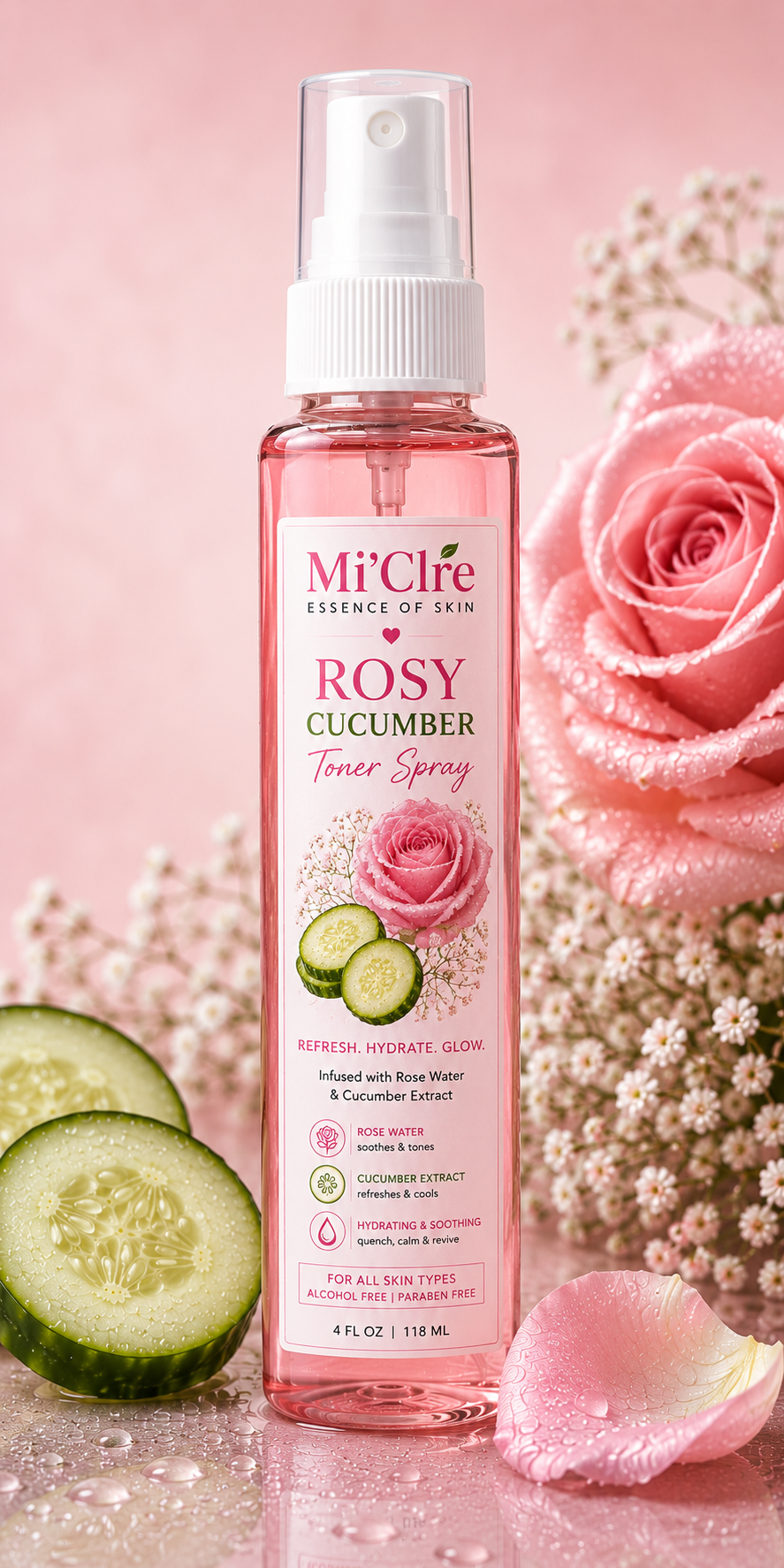 Rosy Cucumber Toner by Mi'Clre