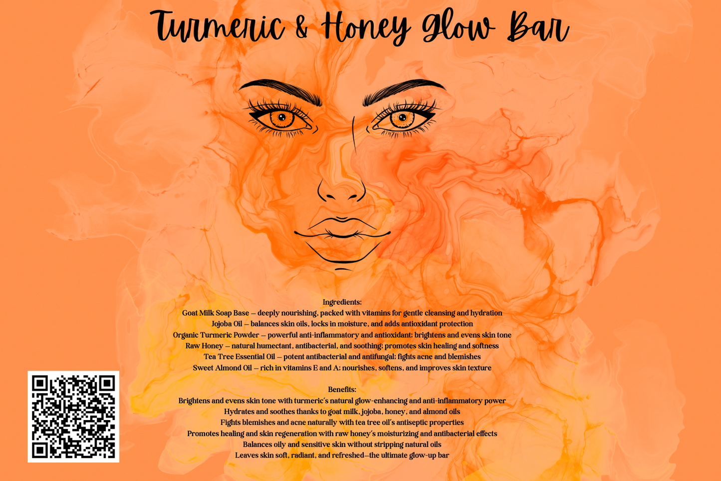 Turmeric & Honey Glow Bar by Mi'Clre